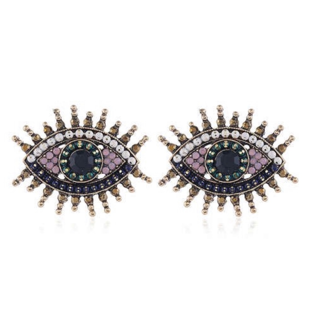 Persephone Eye Earrings - Picture 2 of 3